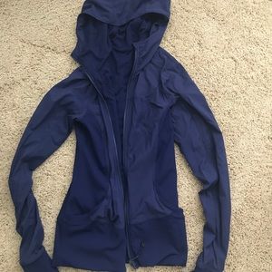 Lululemon Reversible navy hooded jacket